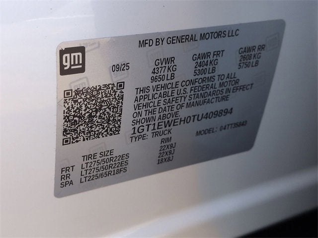 2026 GMC Sierra EV Denali Standard Range