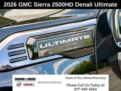 2026 GMC Sierra 2500 HD Denali Ultimate