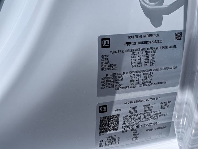 2026 GMC Sierra 1500 SLT
