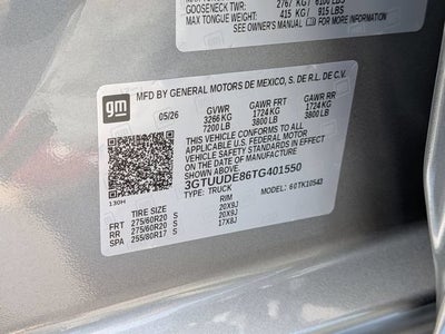 2026 GMC Sierra 1500 SLT