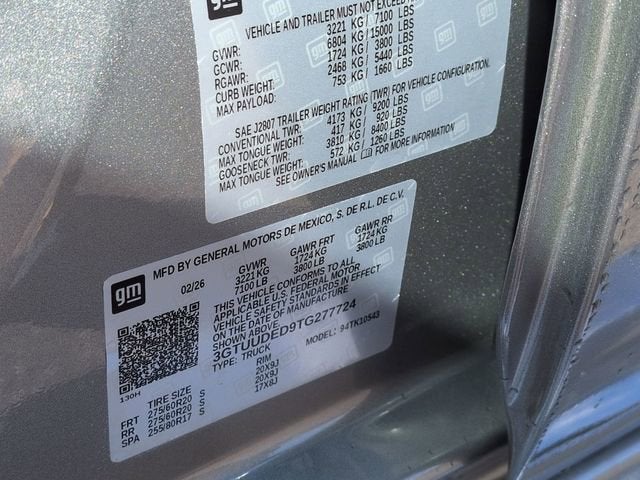 2026 GMC Sierra 1500 SLT