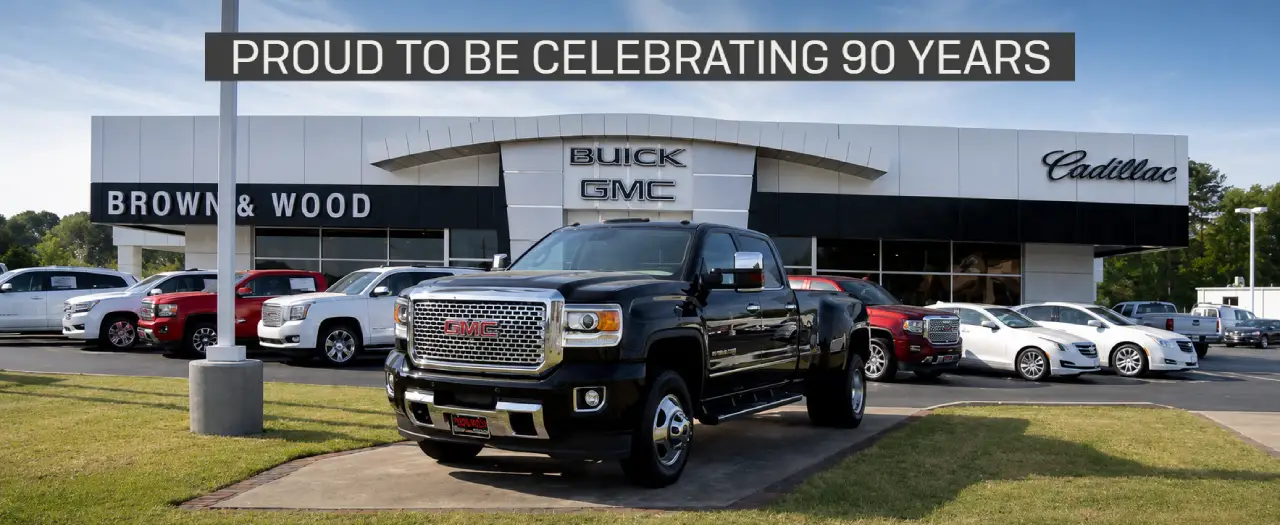 90 YEARS OF EXCELLENCE - Brown & Wood Buick GMC in GREENVILLE NC